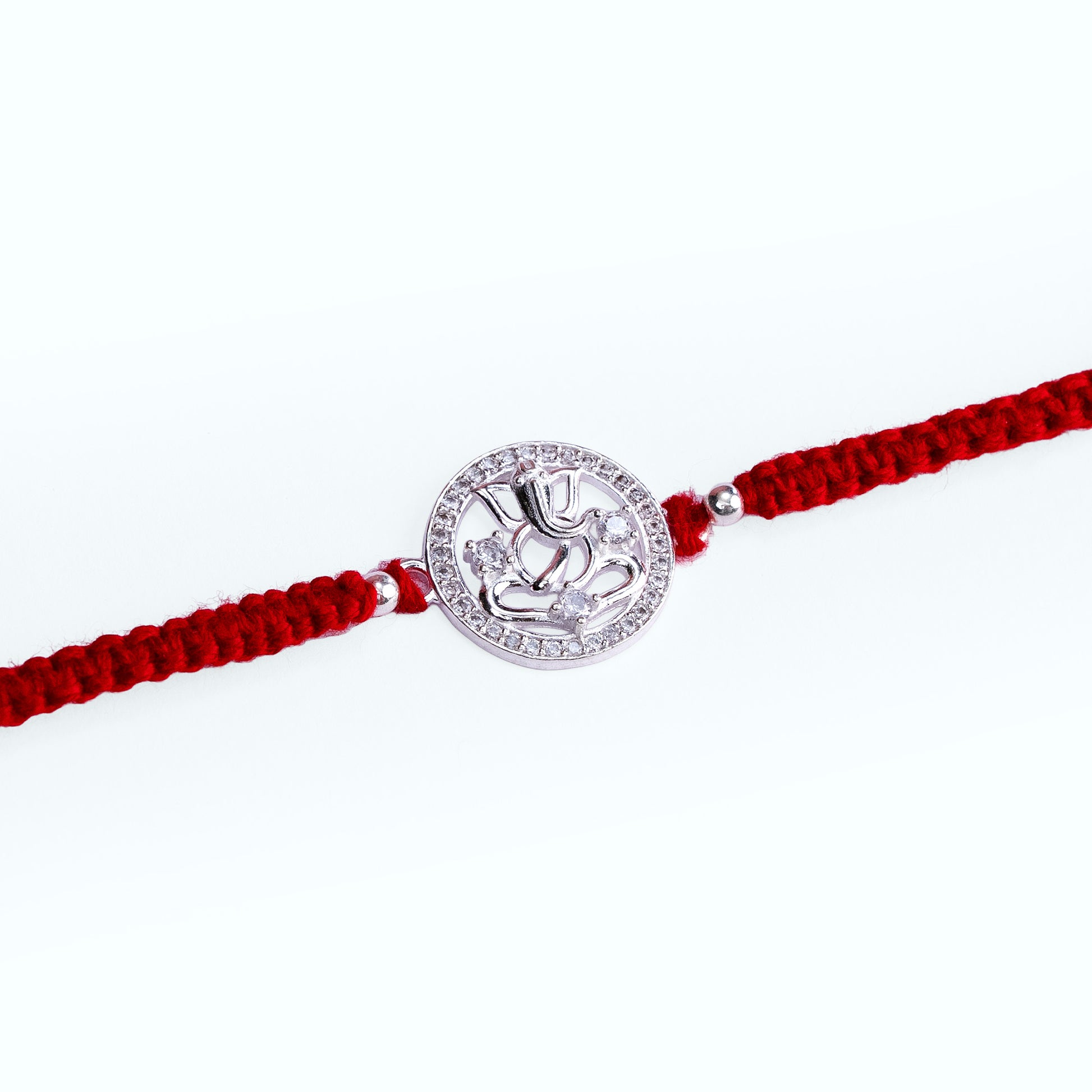 Ganesh Silver Rakhi