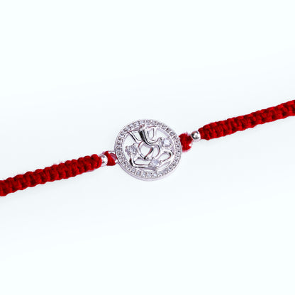 Ganesh Silver Rakhi
