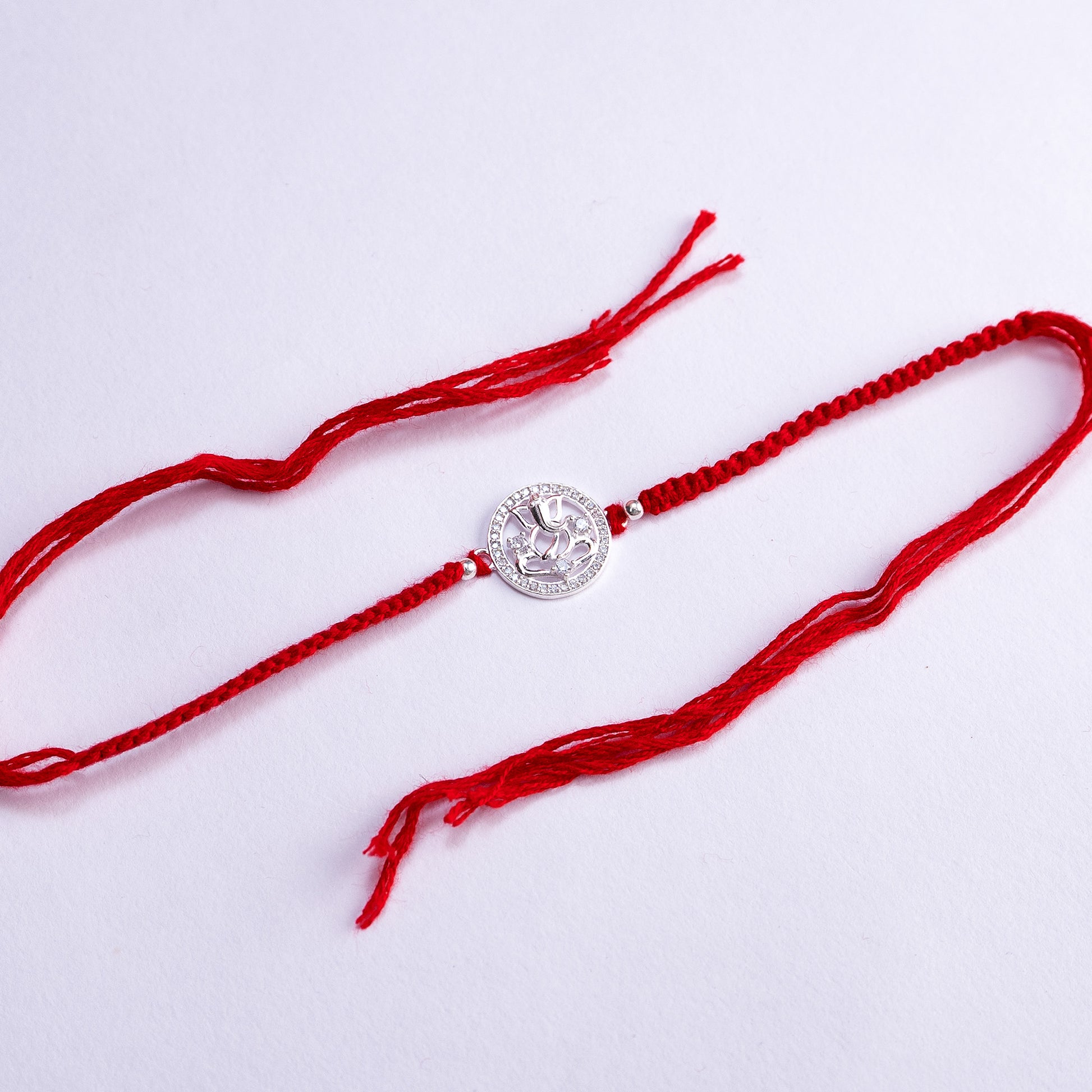 Ganesh Silver Rakhi