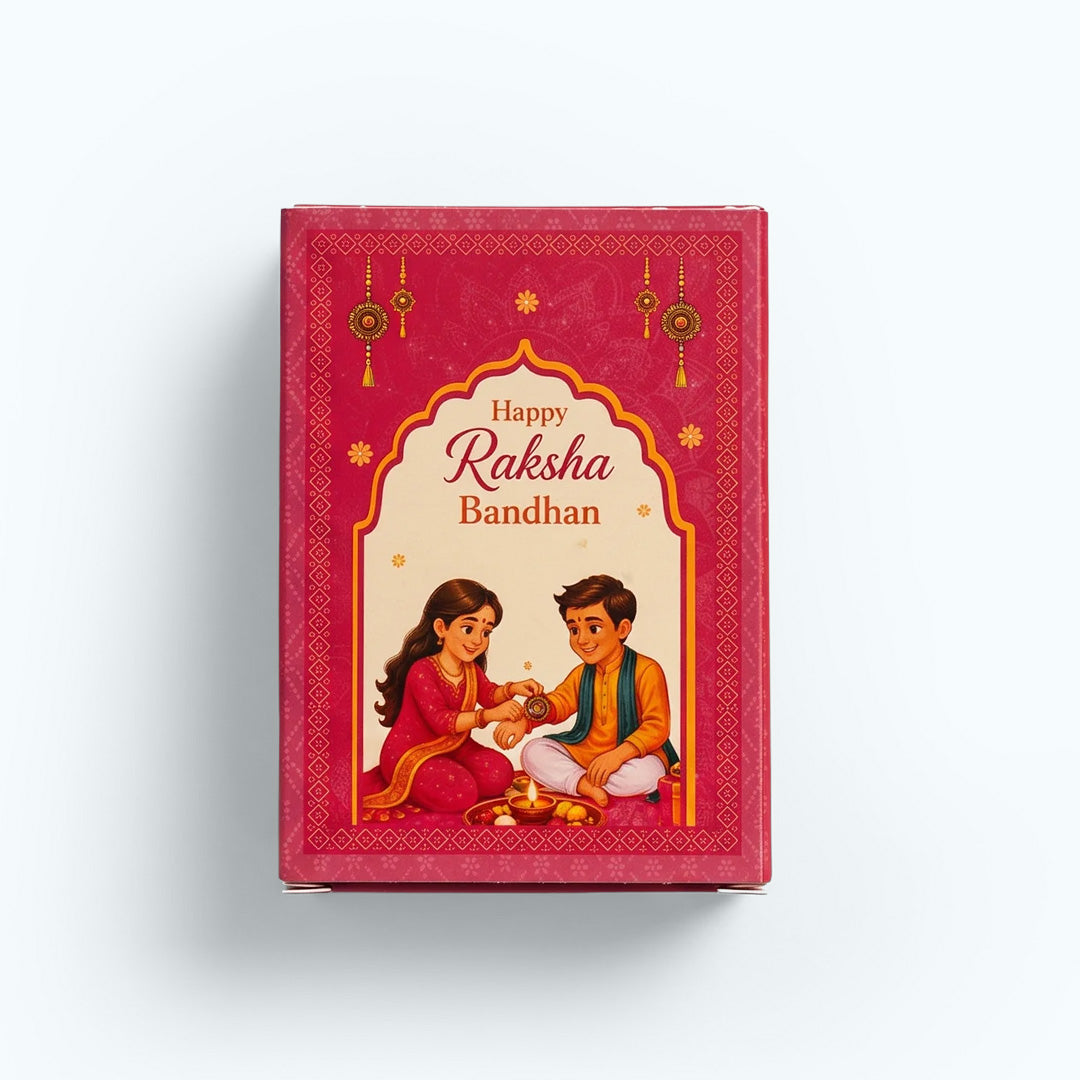 Silver Coin Gift Box for Rakshabandhan